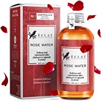 Los mejores  - Agua de Rosas Eclat – Tónico Facial Natural Concentrado de Agua de Rosas para Calmar el Enrojecimiento- Reafirmar y…
